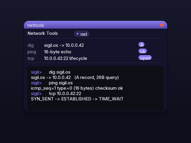 net tools