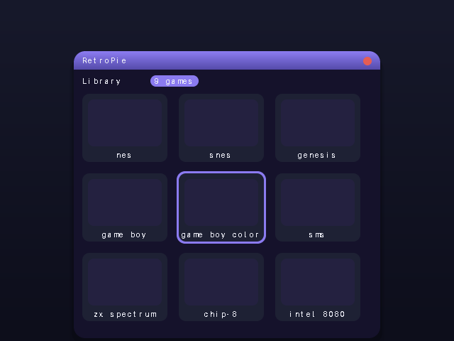 9-card grid