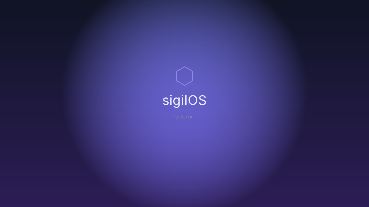 sigilOS booting on real x86-64 hardware via VESA
